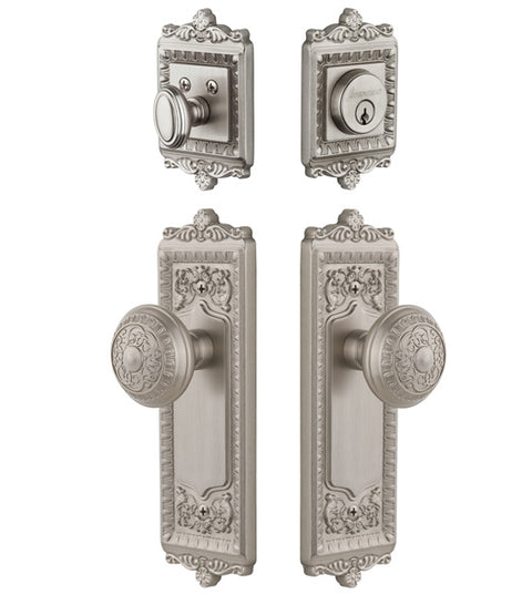 Single Cylinder Windsor Knob and Deadbolt Combo, Grandeur WINWINCOM