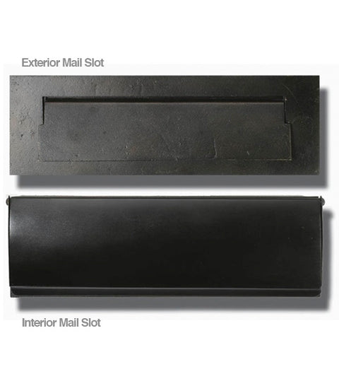 Doorware.com 10 Inch Bronze Letter Mail Slot, Hamilton MS-302-BP