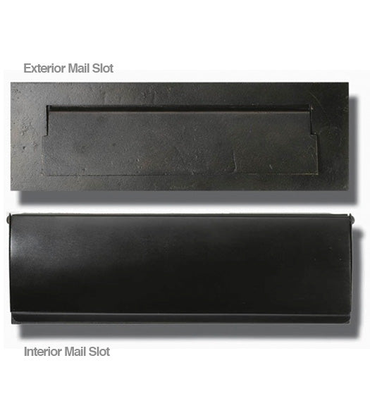 Doorware.com 10 Inch Bronze Letter Mail Slot, Hamilton MS-302-BP