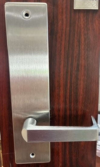 Commercial Cylindrical Passage Lever Set With Tall Escutcheon Plate