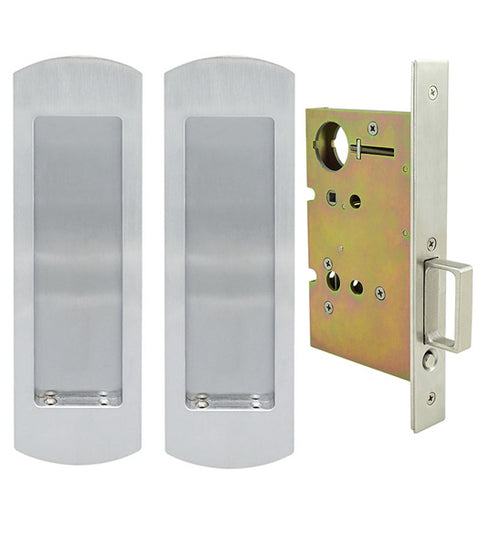 Arc Pocket Door Passage Set, INOX FH29PD8010