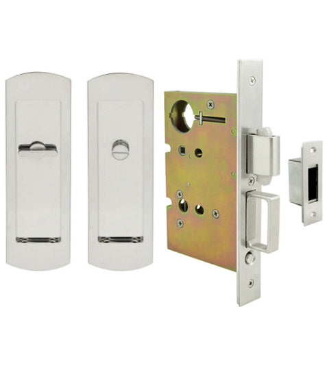 Arc Pocket Door Privacy Set, INOX FH29PD8440