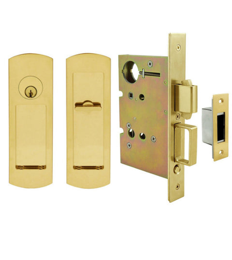 Arc Pocket Door Keyed Entry, INOX FH29PD8450