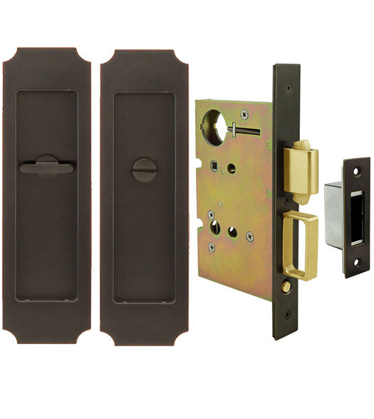 Crown Pocket Door Privacy Set, INOX FH32PD8440