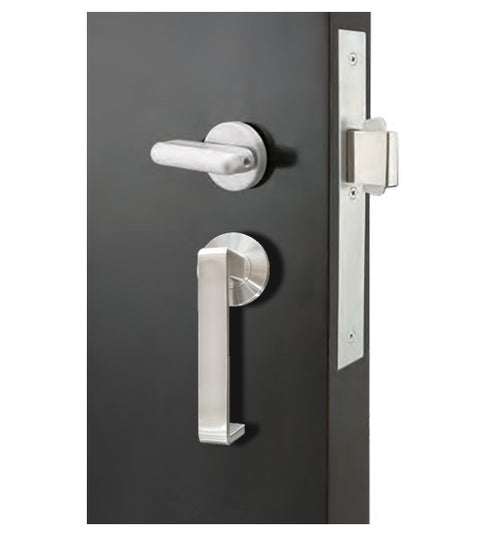 ADA Compliant Osaka Sliding Door Privacy Set, INOX PD9540XGT346