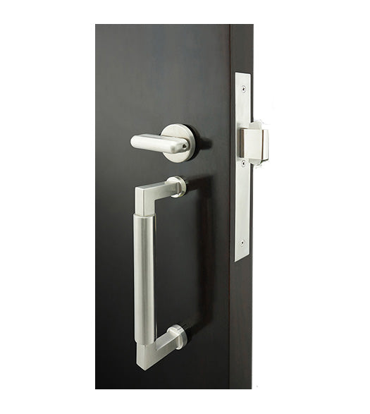 Doorware.com Modern ADA Compliant Sliding Door Privacy Set, INOX PHIX41714PD8340-ADA