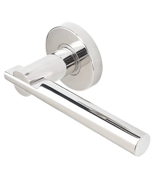 Stainless Steel Sequoia Lever with Round Rose, INOX RA251