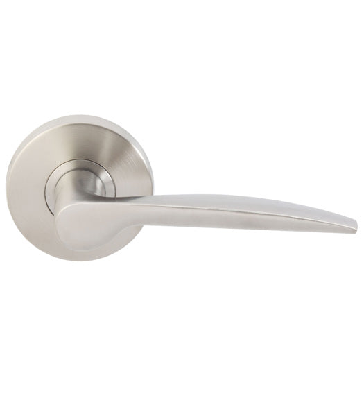 Toronto Lever with Round Rose, INOX RA351