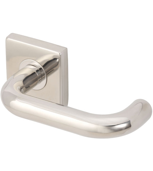Munich Lever with Square Rose, INOX SE102