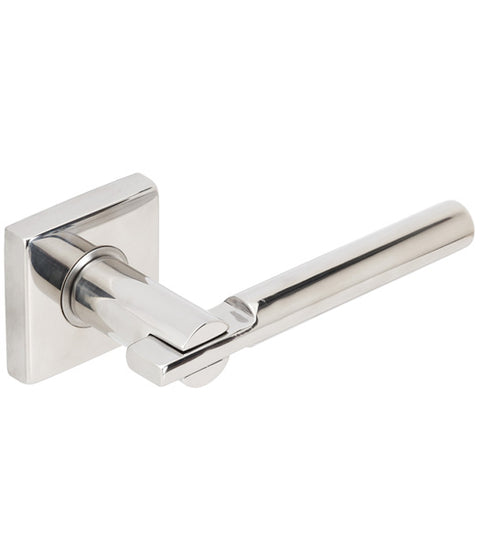 Stainless Steel Sequoia Lever with Square Rose, INOX SE251