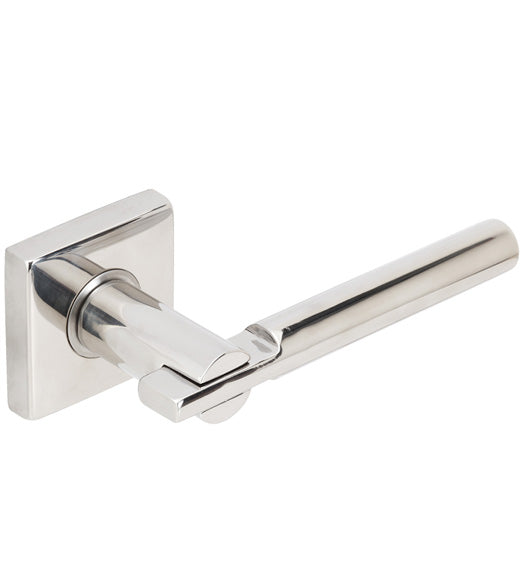 Stainless Steel Sequoia Lever with Square Rose, INOX SE251