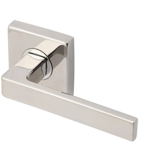 Tokyo Lever with Square Rose, INOX SE345