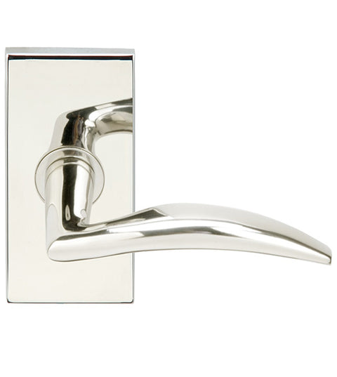 Retro Air-Stream Lever with Rectangle Rose, INOX SH210
