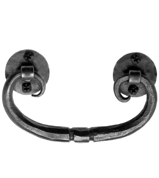 Doorware.com Spanish Drop Iron Art  Cabinet Pull, Acorn IP2BP