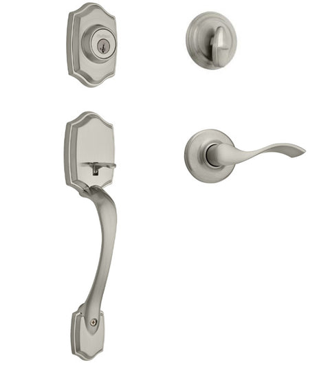 Belleview Single Cylinder Handleset, Kwikset 687BW