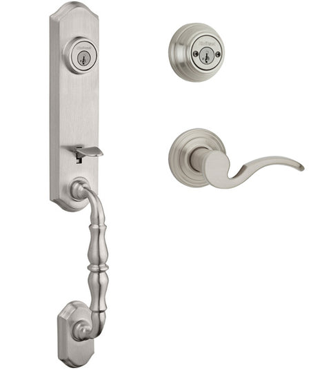 Doorware.com Amherst Double Cylinder Handleset, Kwikset 801AT