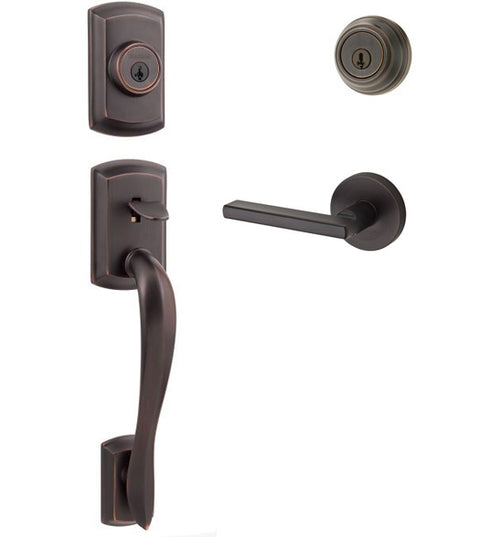 Doorware.com Avalon Double Cylinder Handleset, Kwikset 801AVH