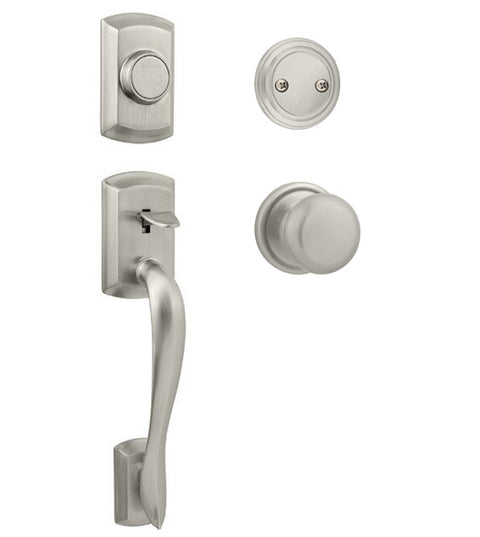 Avalon Dummy Cylinder Handleset, Kwikset 802AVH