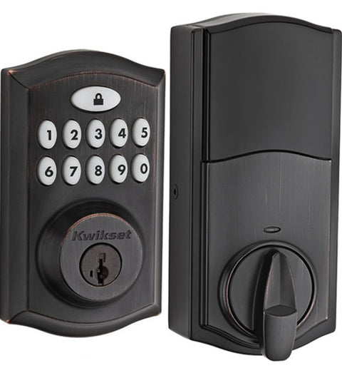 Doorware.com Arched WiFi Touch Pad Deadbolt, Kwikset 914TRLZW
