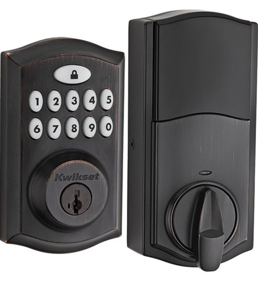 Doorware.com Arched WiFi Touch Pad Deadbolt, Kwikset 914TRLZW