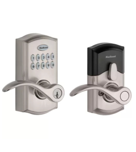 SmartCode Electronic Pembroke Lever Lock, Kwikset 955PML