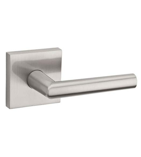 Square Rose Milan Door Lever Set, Kwikset MILSQT