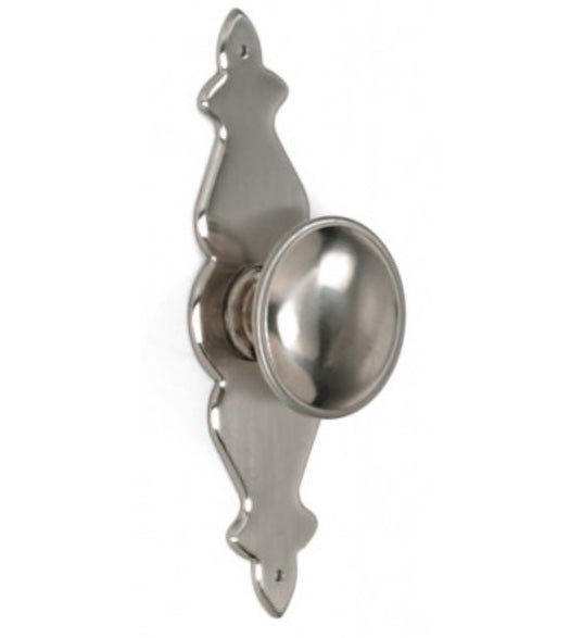 Traditional Cabinet Knob with Backplate, Laurey 221-222