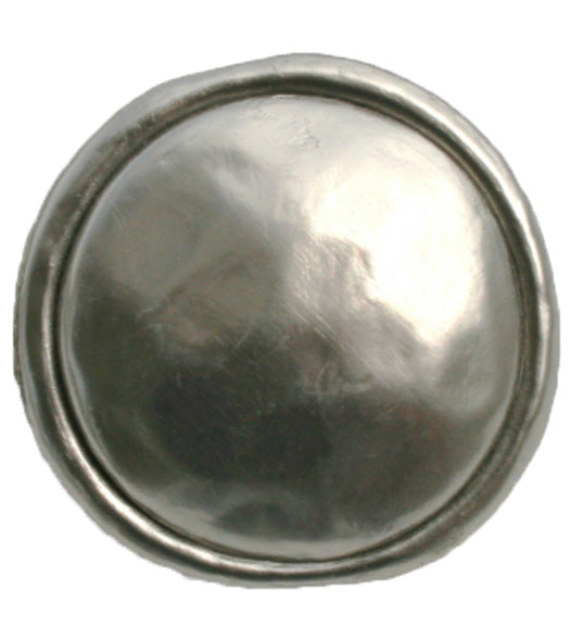 Satin Nickel Hammered Cabinet Knob, Laurey 37428