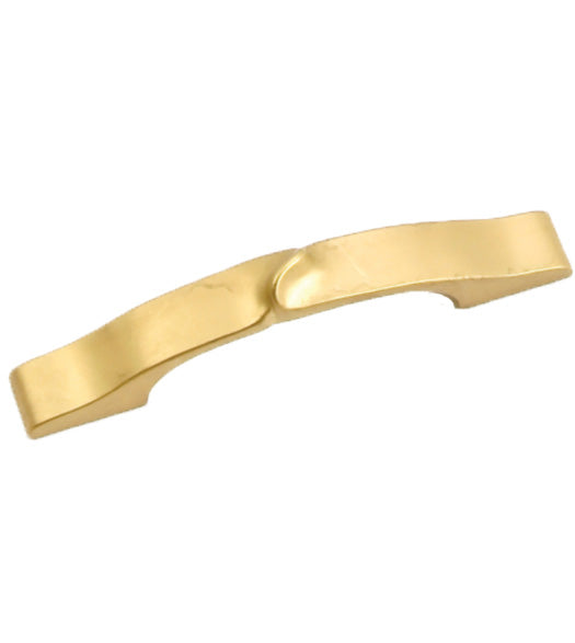 Adjustable Center to Center Highline Satin Brass Cabinet Pull, Laurey 38304