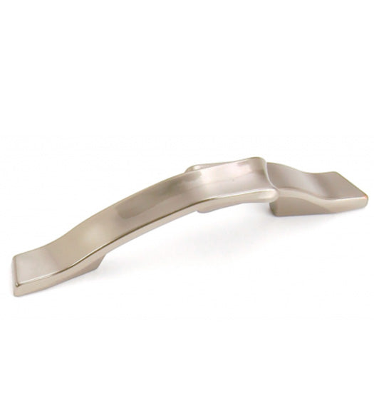 Satin Nickel Ribbon Cabinet Pull, Laurey 38528