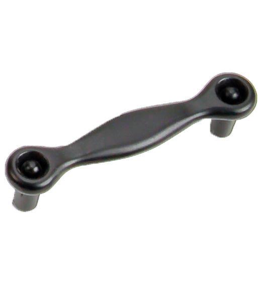 Doorware.com Foundry Matte Black Cabinet Pull, Laurey 39320