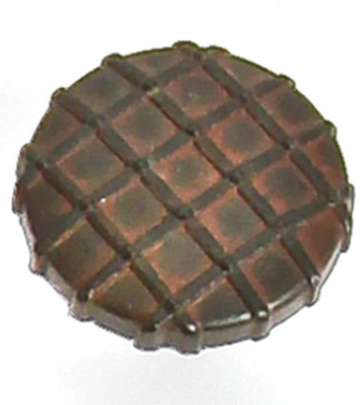 Matte Black Midtown Cabinet Knob with a Terra Cotta Wash, Laurey 39421