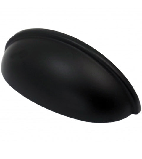 Matte Black Newport Cup Pull, Laurey 52420