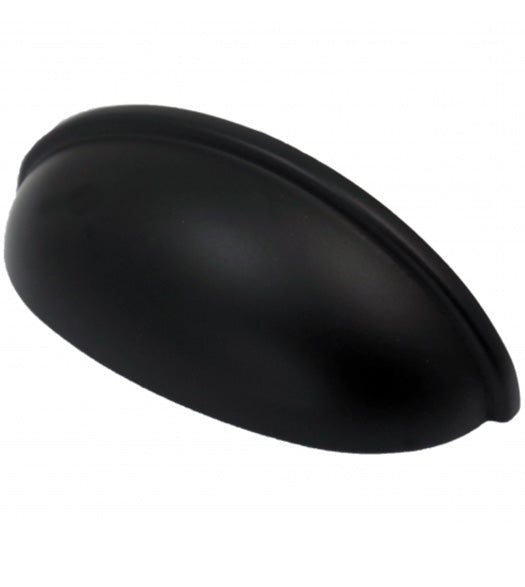 Matte Black Newport Cup Pull, Laurey 52420