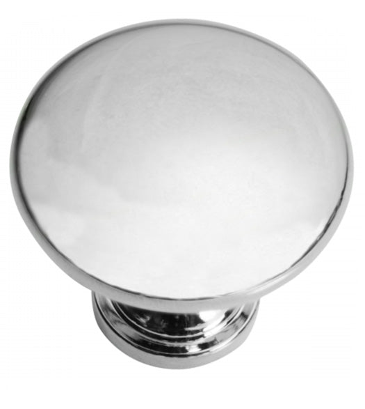 Polished Chrome Ultima Cabinet Knob, Laurey 54626