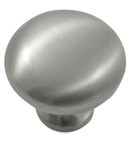 Satin Nickel 1-1/4 Diameter Cabinet Knob, Laurey 55559
