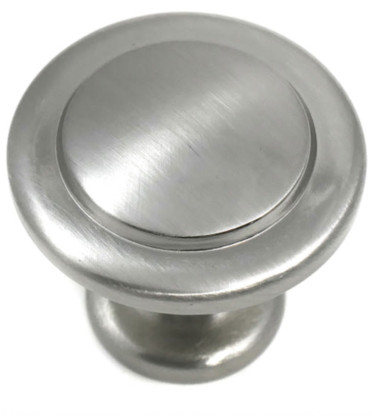 Newport Satin Nickel Knob, Laurey 57028