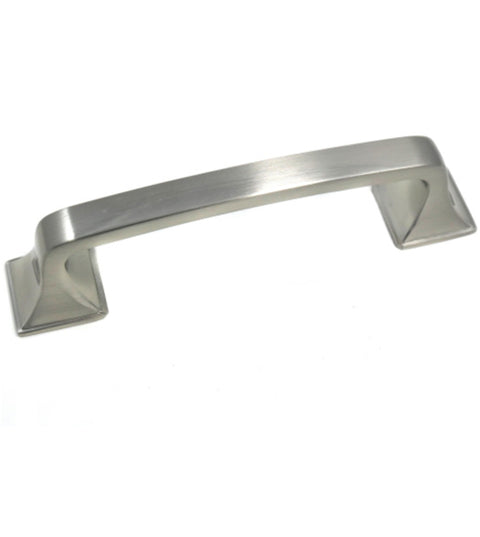 Small Satin Nickel Newport Cabinet Pull, Laurey 57128