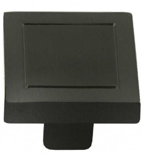 7/8 Square Cabinet Knob Oil Rubbed Bronze, Laurey 72866