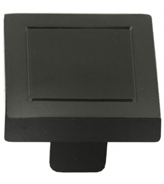 7/8 Square Cabinet Knob Oil Rubbed Bronze, Laurey 72866