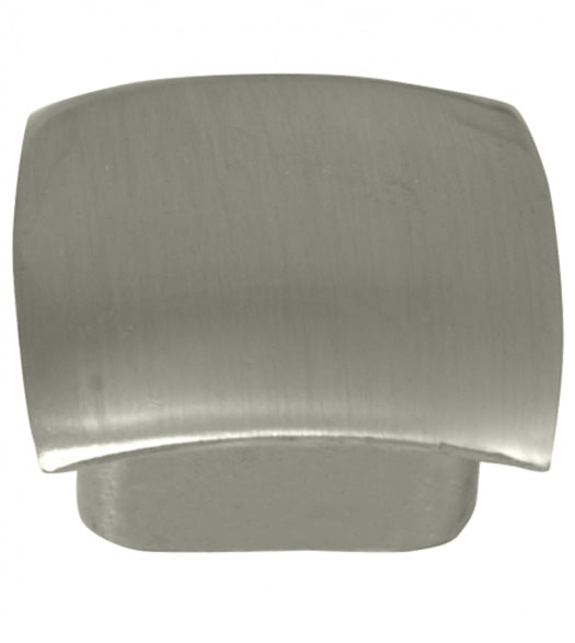 Satin Nickel Square Cabinet Knob, Laurey 74528