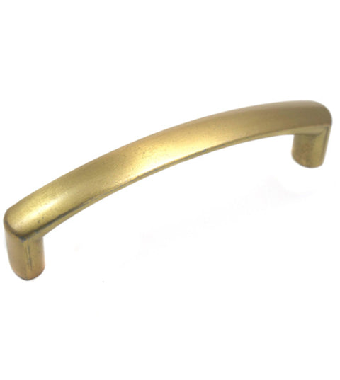 Small Champagne Brass Aventura Cabinet Pull, Laurey 74610