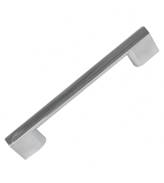 Modern Polished Chrome Cabinet Pull, Laurey 75026
