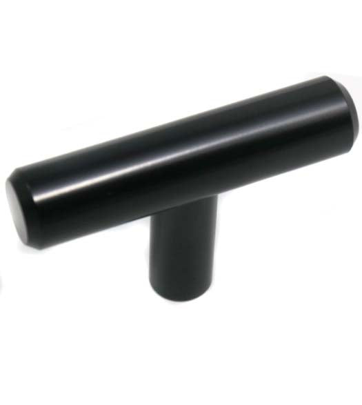 Matte Black Melrose T-Knob, Laurey 87920