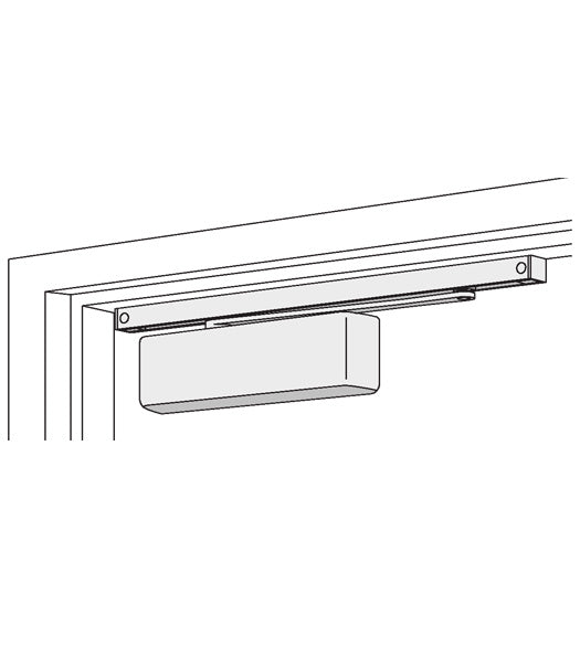 Interior Door Push Side Mounted Track Closer, LCN 4111T