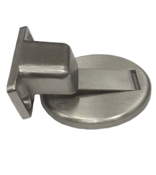Satin Nickel Magnetic Floor Door Stop, Prime Hardware MDS014U15