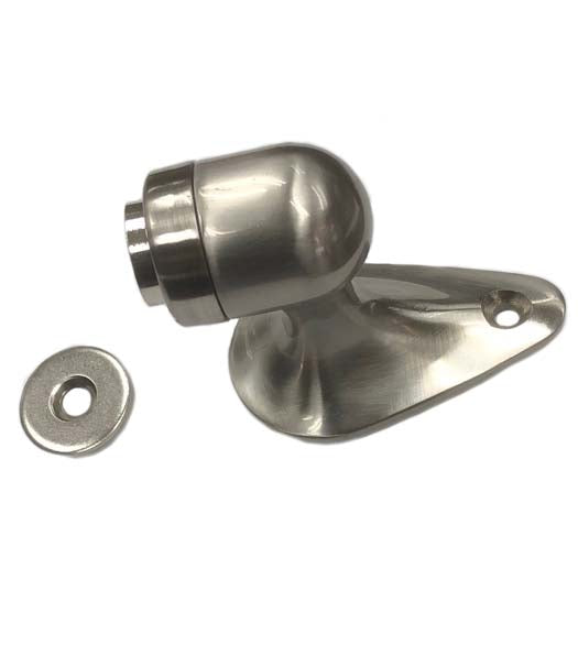 2-1/8 Inch Satin Nickel Magnetic Door Stop, Prime Hardware MDS218U15