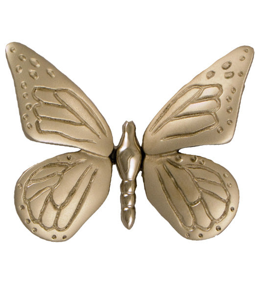Doorware.com Nickel Silver Butterfly Door Knocker, Michael Healy MH1003