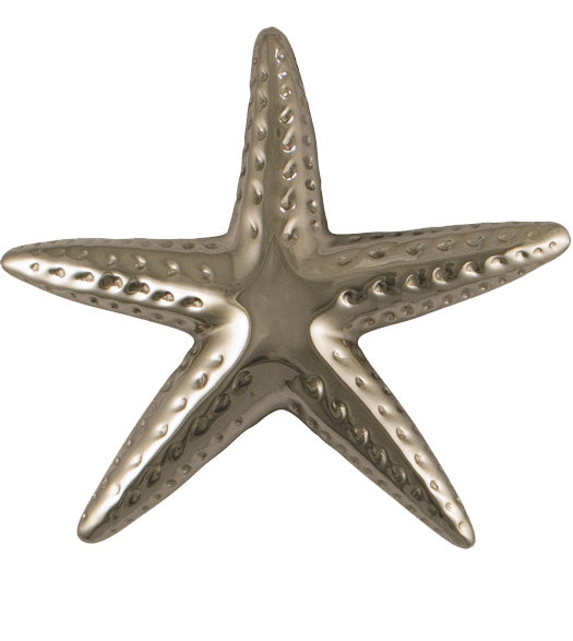 Doorware.com Large Nickel Silver Starfish Door Knocker, Michael Healy MH1063
