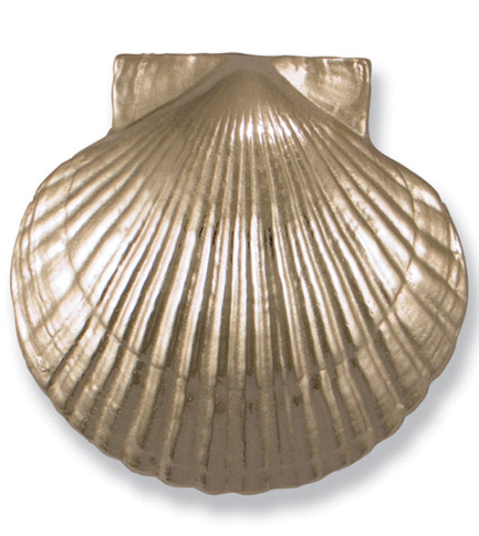 Doorware.com Nickel Silver Sea Scallop Door Knocker, Michael Healy MH1073